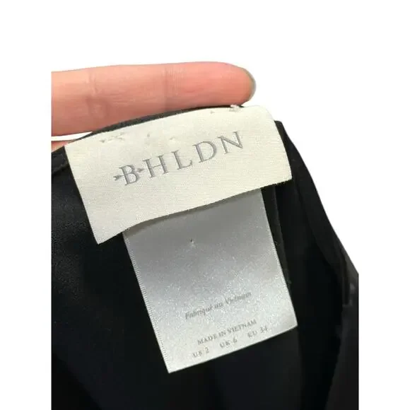 Anthropologie BHLDN Amelia Deep-V Satin Maxi Dress - Picture 7 of 7